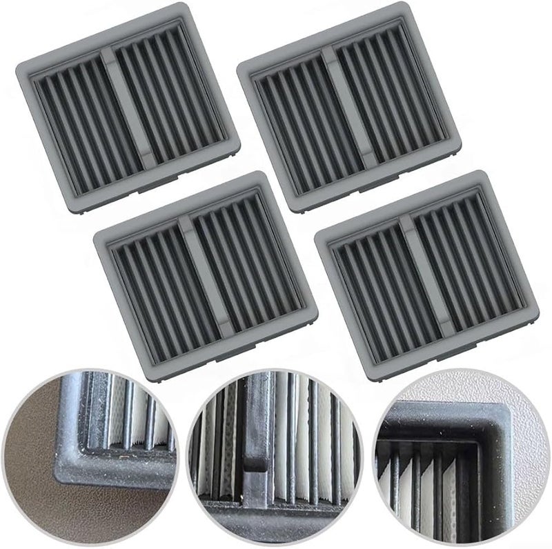 Yoniev Light Floor Scrubber Replacement Filter Paper Dust Capture Cleaning Parts 4 Pack - Image 2